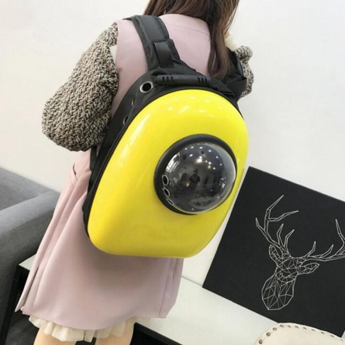 Rucsac pentru transportul animalelor de companie, galben, Doty [5]