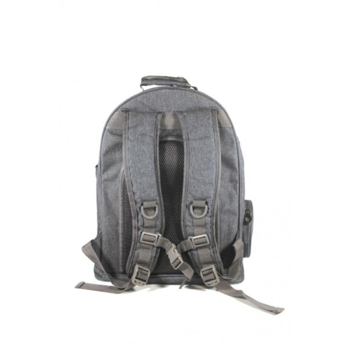 Rucsac Simba pentru transportul animalelor de companie de talie mica si medie,37x28x41 cm, design modern, gri [4]