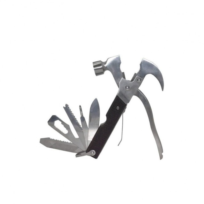 Scula multifunctionala Multi18Tool, 18 accesorii incluse , materiale de calitate, utila,maner antiderapant,argintiu/negru [1]