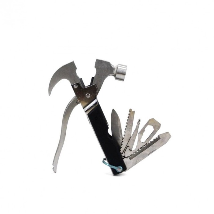 Scula multifunctionala Multi18Tool, 18 accesorii incluse , materiale de calitate, utila,maner antiderapant,argintiu/negru [4]
