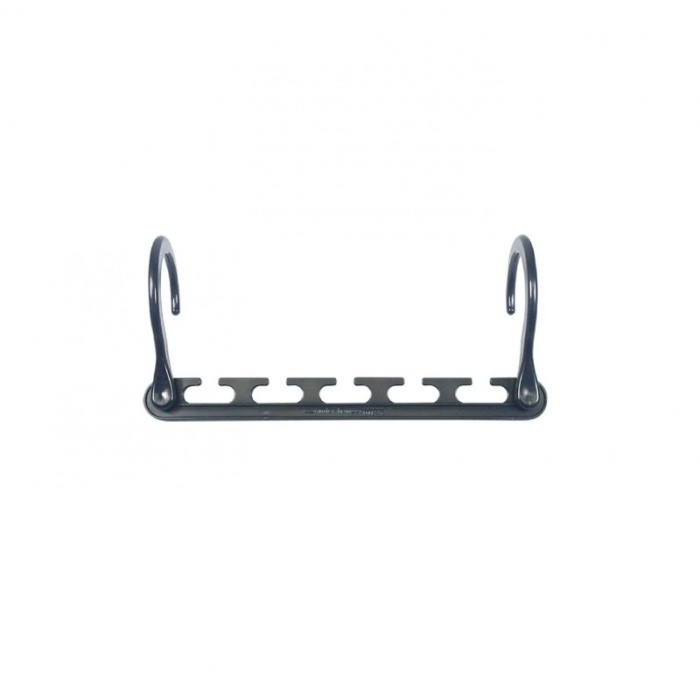 Set 10 organizatoare umerase Hanger Eight, materiale de calitate, multiple functii, economisire spatiul, negru [3]