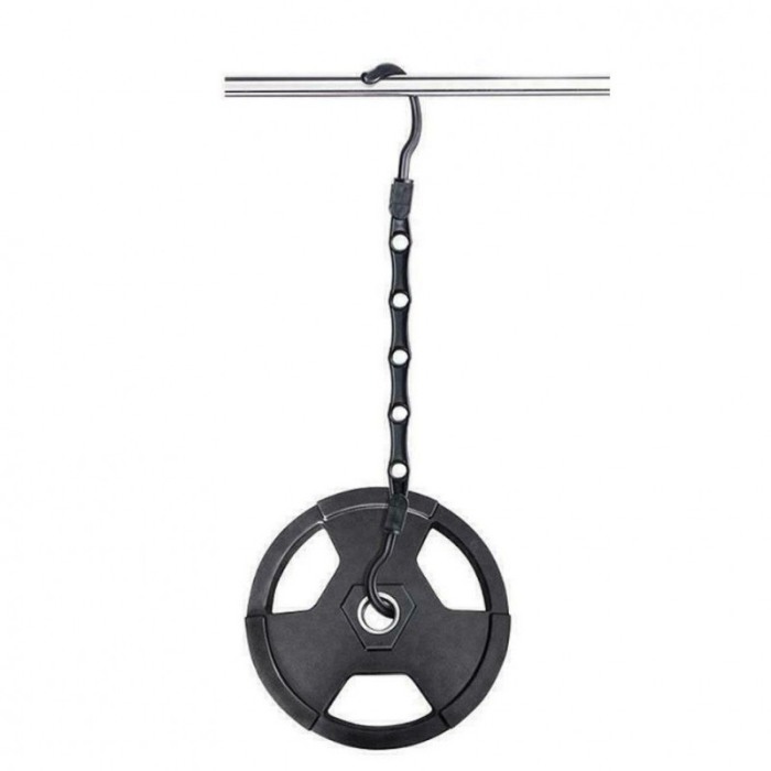 Set 10 organizatoare umerase Hanger Eight, materiale de calitate, multiple functii, economisire spatiul, negru [4]