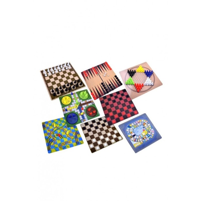 Set 12 in 1 jocuri de societate AllGamesIn Doty®, jocuri complete, interactive si educative, 16 cm dimensiune cutie [8]