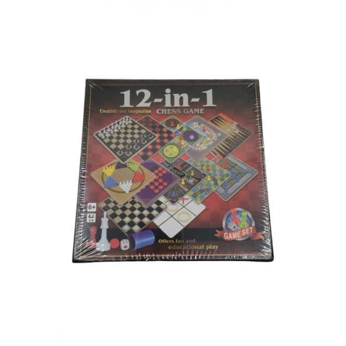 Set 12 in 1 jocuri de societate AllGamesIn Doty®, jocuri complete, interactive si educative, 16 cm dimensiune cutie [1]