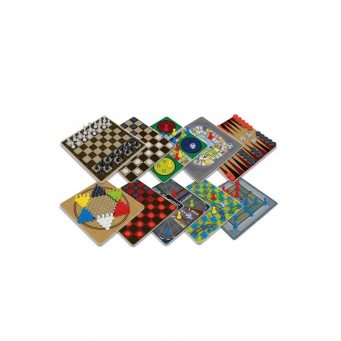 Set 12 in 1 jocuri de societate AllGamesIn Doty®, jocuri complete, interactive si educative, 16 cm dimensiune cutie [2]