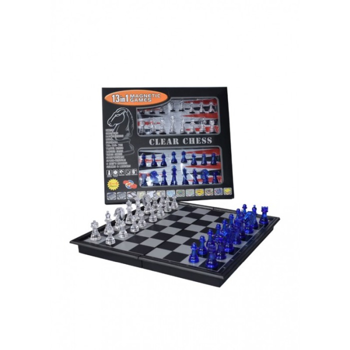 Set 13 jocuri de societate UnitedGames, piese magnetice si transparente din plastic, portabil, 26x24 cm, Doty®️ [6]