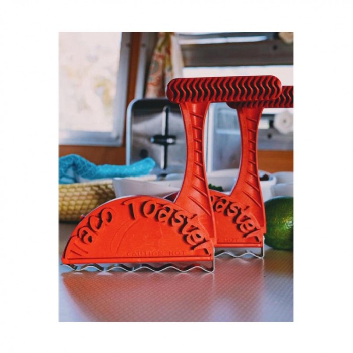 Set 2 accesorii Instant Taco, pentru prajitorul de paine, materiale de calitate, usor de utilizat, rosu, 13 cm [4]