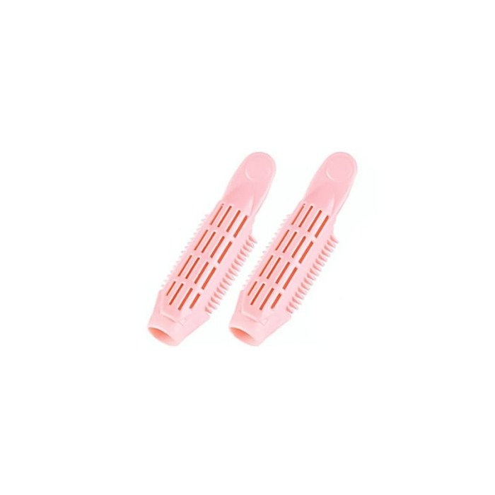 Set 2 Bigudiuri VolumeClip, pentru volum la radacina si stilizare, roz, 10.5x2.5 cm, Doty® [6]