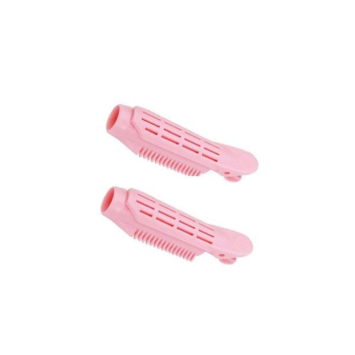 Set 2 Bigudiuri VolumeClip, pentru volum la radacina si stilizare, roz, 10.5x2.5 cm, Doty® [1]