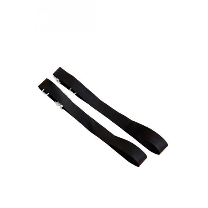 Set 2 bretele pentru sutien FashionBra, din silicon, 37x1.5 cm, reglabile, negru mat, Doty®️ [4]