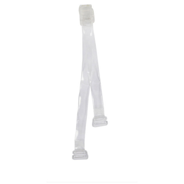 Set 2 bretele pentru sutien InvisibleBra, din silicon, transparente, 35x1.2 cm, reglabile, Doty [4]