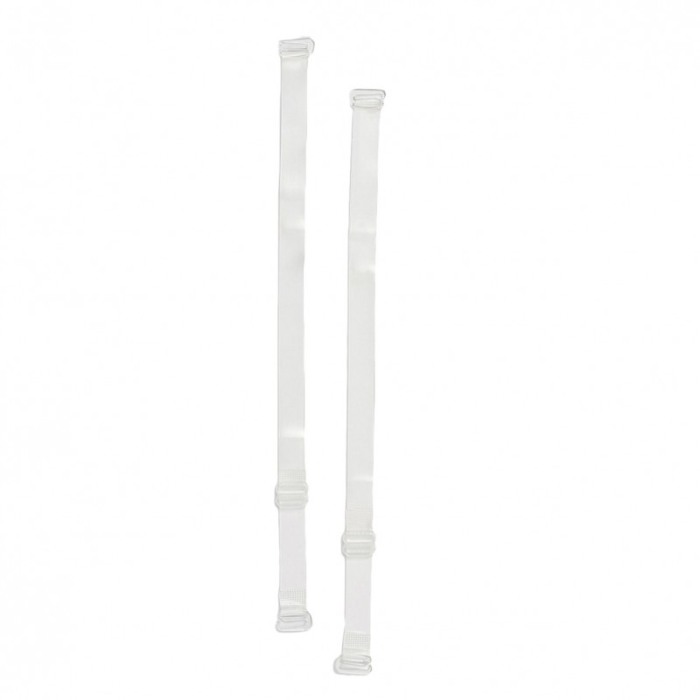 Set 2 bretele pentru sutien InvisibleBra, din silicon ,transparente ,35x1.5 cm ,reglabile [3]