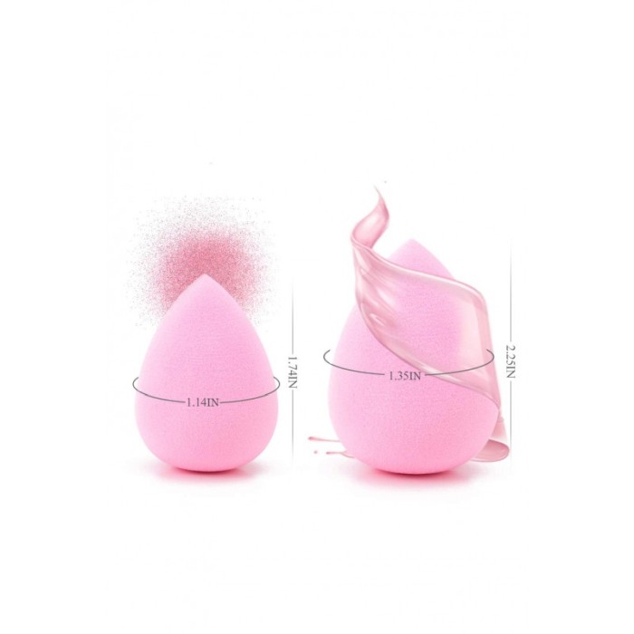 Set 2 buretei cosmetici Afrodita,design picatura,roz [2]