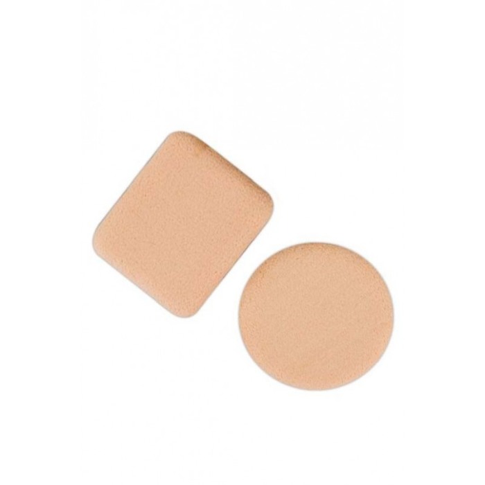 Set 2 bureti cosmetici pentru aplicarea fondului de ten sau a pudrei, forma rotunda si dreptunghiulara, crem, doty [2]
