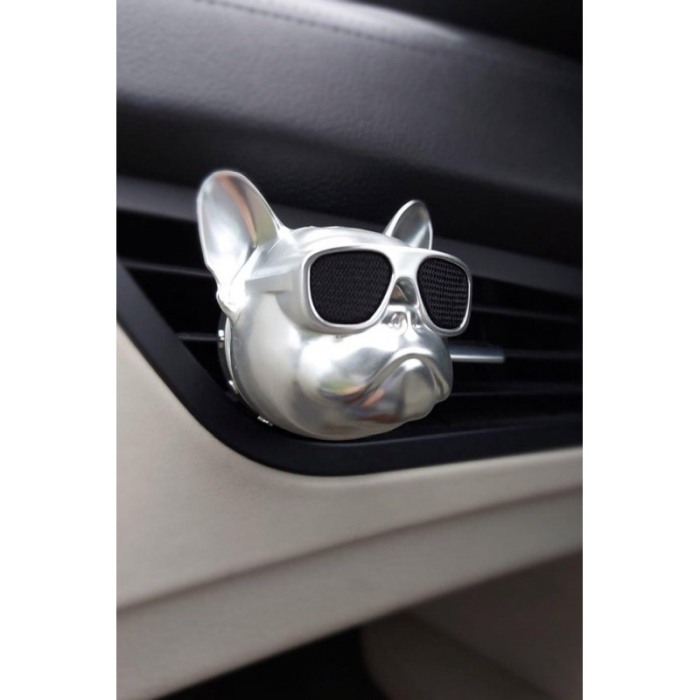 Set 2 difuzoare de parfum pentru masina FrenchyStyle, design modern, infuzie cu ulei esential, odorizant, argintiu, Doty®️ [6]