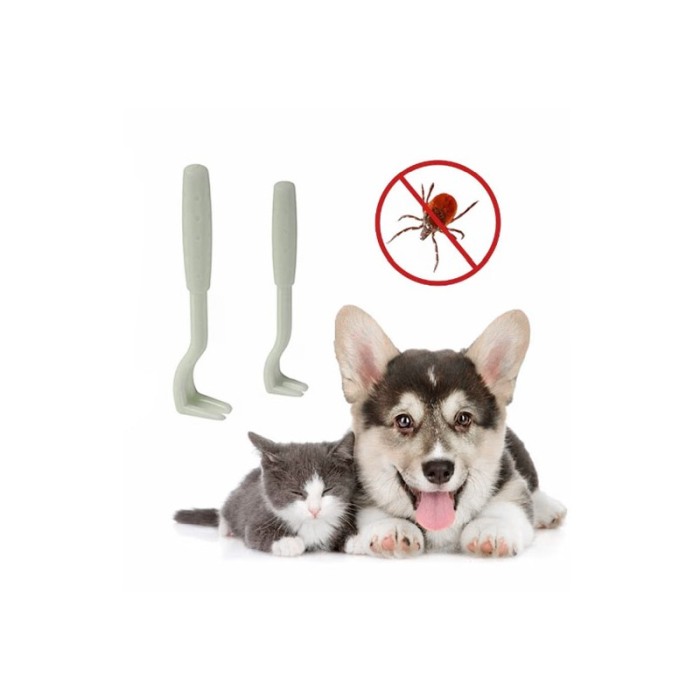 Set 2 Dispozitive pentru indepartarea capuselor NoTick Doty®, manual, 2 marimi, usor de utilizat, confort, gri [1]
