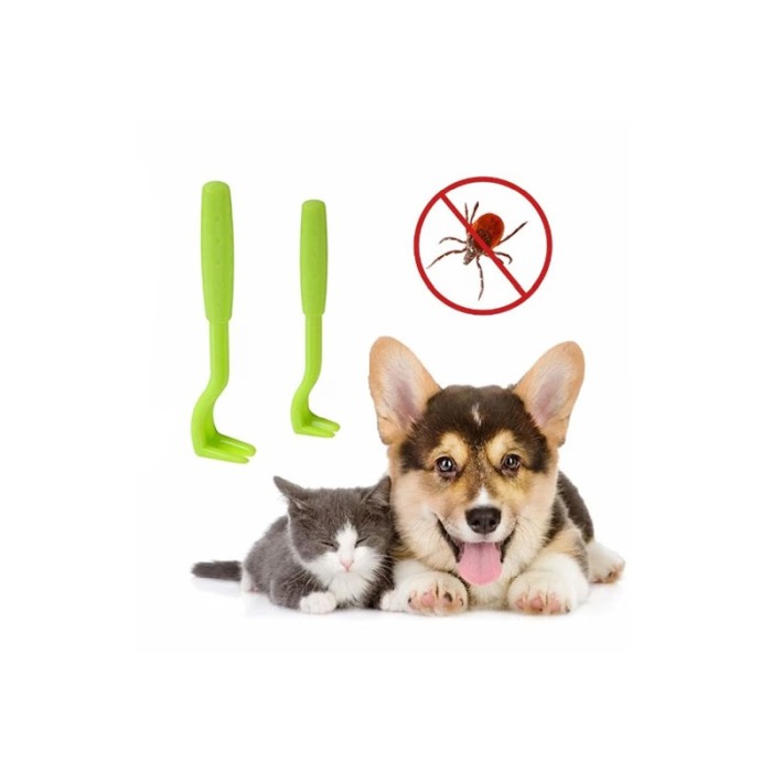 Set 2 Dispozitive pentru indepartarea capuselor NoTick Doty®, manual, 2 marimi, usor de utilizat, confort, verde [1]