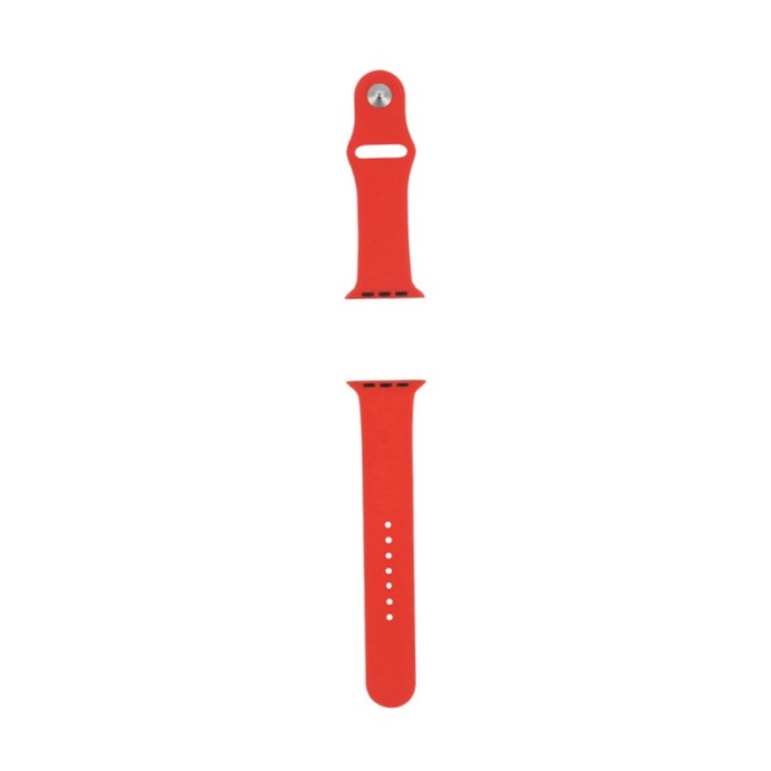 Set 2 in 1 curea din silicon si husa protectie ecran pentru Apple Watch series 1/2/3/4/5 ,materiale de calitate,38 mm, rosu [2]