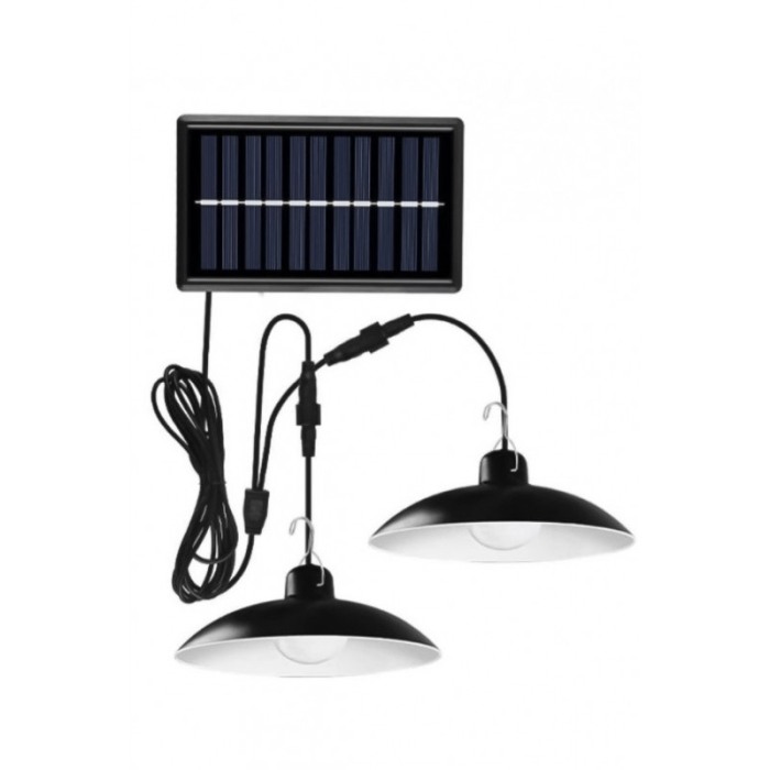 Set 2 lampi solare GreenLight, suspendate cu telecomanda, lungimea firului 3 m, lumina ajustabila, 90 Lm/W, Doty®️ [3]