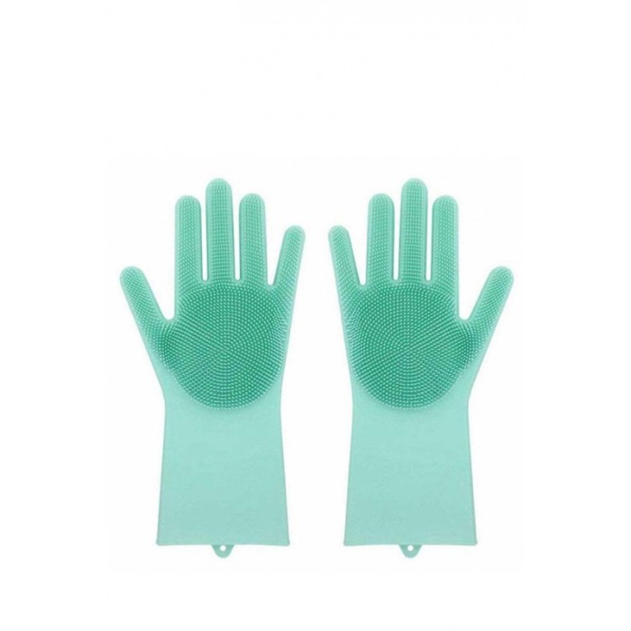 Set 2 manusi multifunctionale din silicon de inalta calitate, peri din silicon pentru spalat vasele, rezistente la temperaturi r [2]