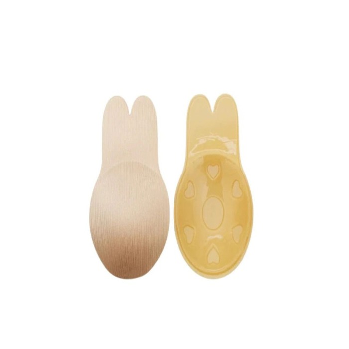 Set 2 pernite pentru sani PushUpNude, marime universala, adeziv puternic, reutilizabile, eficiente, nude [4]
