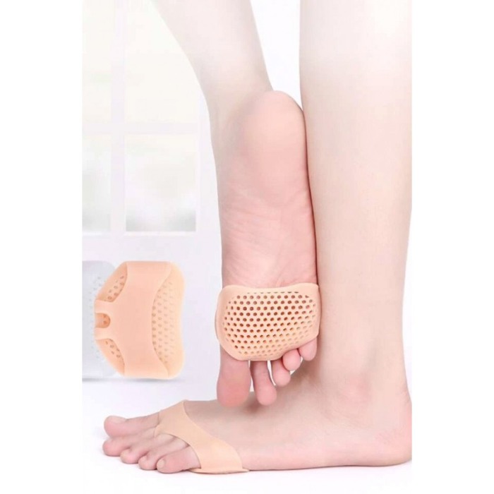 Set 2 pernute din silicon Soft Painless Doty.ro®, anti monturi sau bataturi, pentru sandale/pantofi, universale, elastice, crem [5]