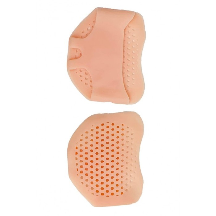 Set 2 pernute din silicon Soft Painless Doty.ro®, anti monturi sau bataturi, pentru sandale/pantofi, universale, elastice, crem [3]