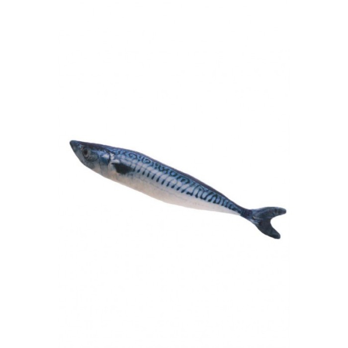 Set 2 pesti de jucarie pentru pisici FishyPlay Doty®, 19 cm, albastru [3]