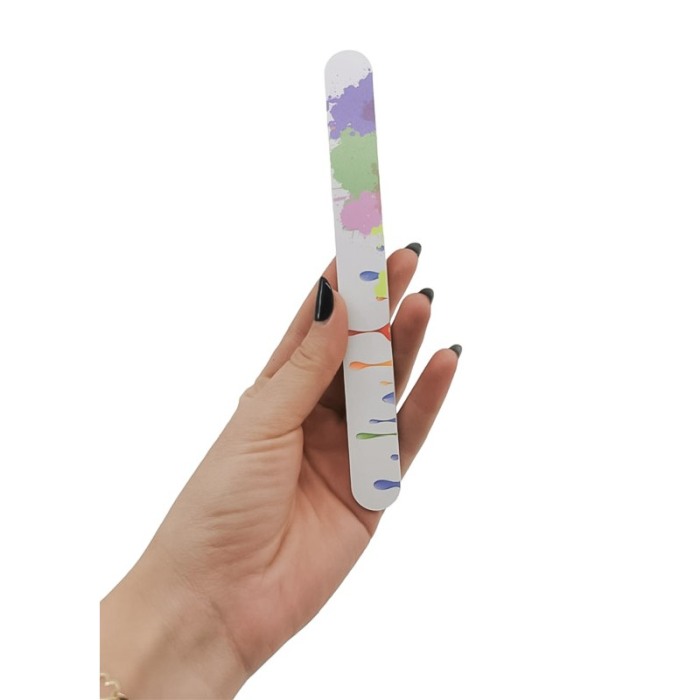 Set 2 Pile de unghii dreapta NailPaint Doty.ro®, granulatie 180, 17.5 cm, multicolora [4]