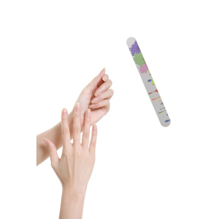 Set 2 Pile de unghii dreapta NailPaint Doty.ro®, granulatie 180, 17.5 cm, multicolora [1]