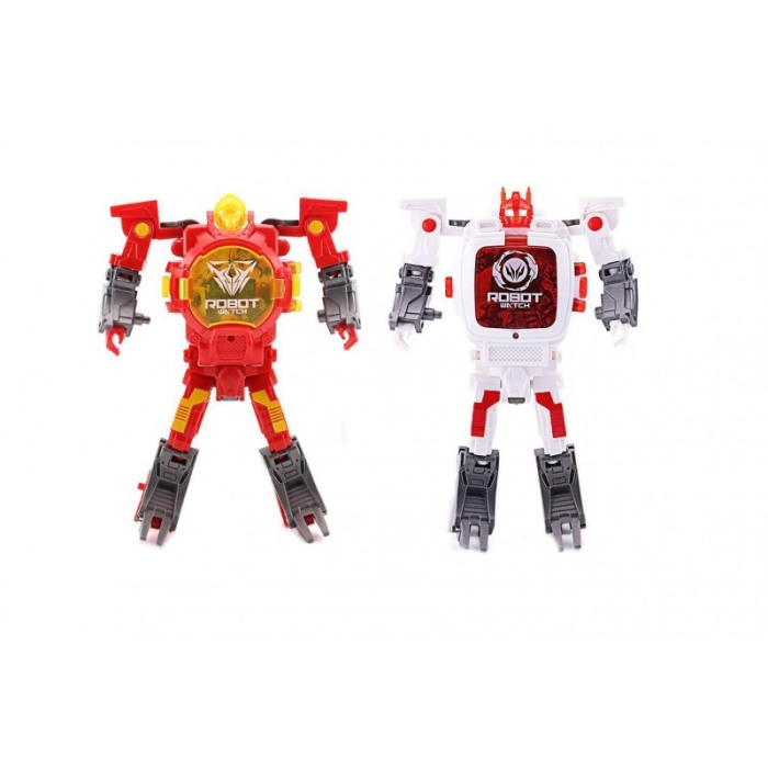 Set 2 roboti Optimus Robot 3 in 1 pentru copii, transformabil in ceas,jucarie si functie de walkie-talkie, se transforma in robo [4]
