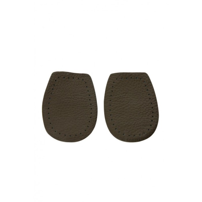 Set 2 Talonete din piele ecologica LeatherHeel, reutilizabile, pernite inaltatoare, universale, 10x8 cm, maro, Doty®️ [3]