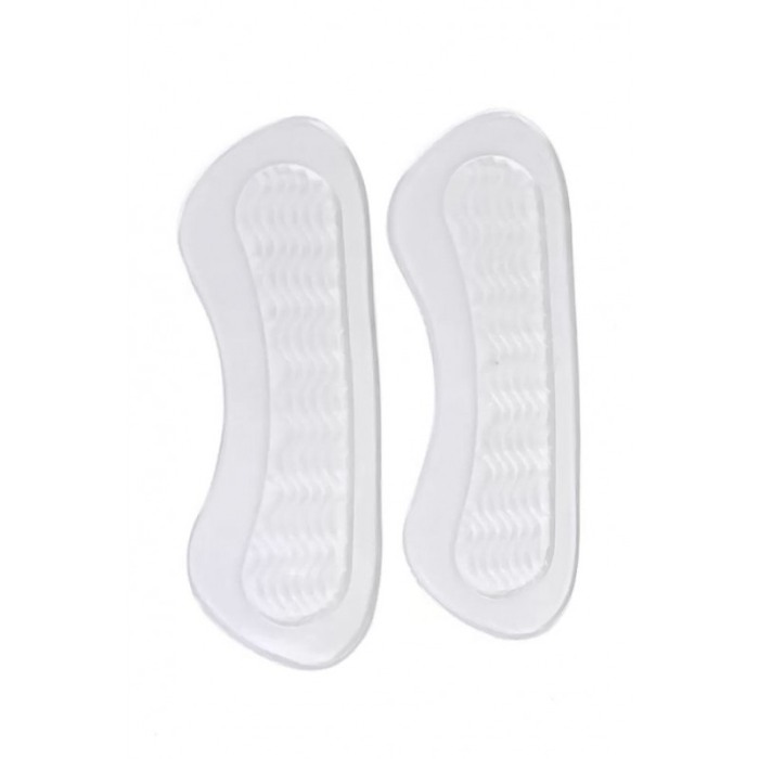 Set 2 Talonete din silicon pentru calcaie HealthyCallus, reutilizabile , unisex, transparente, 10x4 cm [1]