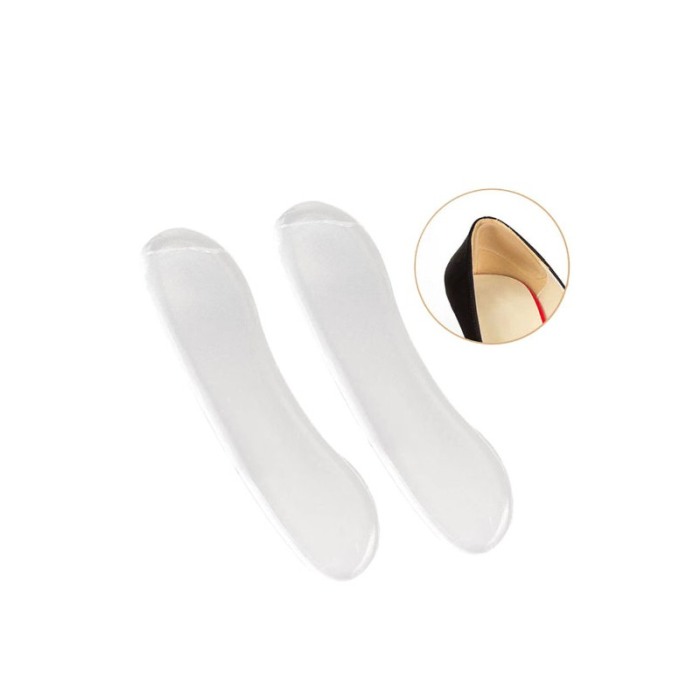 Set 2 Talonete din silicon pentru calcaie UniqueCallus, reutilizabile , unisex, transparente, 10x3 cm [3]
