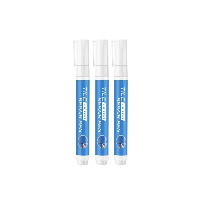 Set 3 x Marker corector rosturi TilePen, pentru gresie si faianta, alb, eficient, simplu de utilizat, Doty® [1]