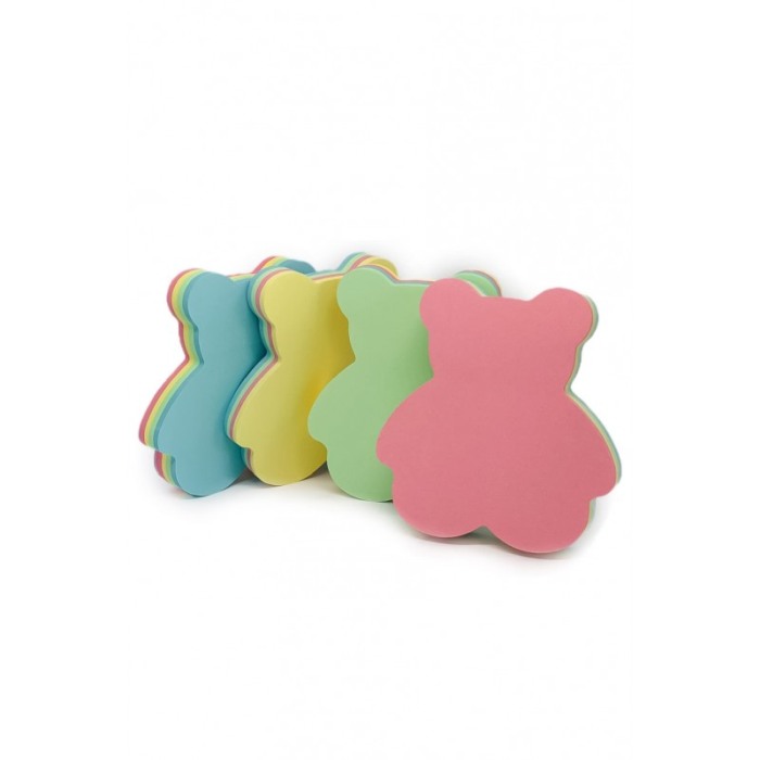 Set 300 bucati Adorabile Sticky Notes Doty®, in forma de ursulet, multicolore, 70x70 mm [4]