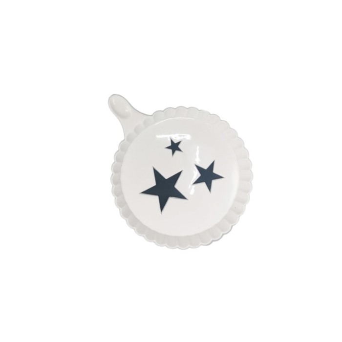 Set 4 forme de ornat cafea sau prajituri Arts III , din plastic, reutilizabile, usor de folosit si curatat, alb, 9 cm, Doty [2]