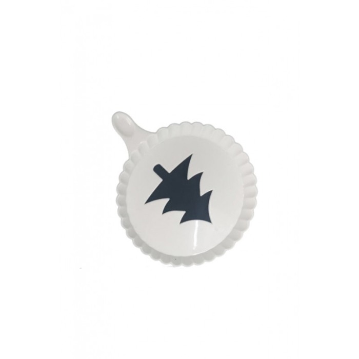 Set 4 forme de ornat cafea sau prajituri Arts III , din plastic, reutilizabile, usor de folosit si curatat, alb, 9 cm, Doty [4]