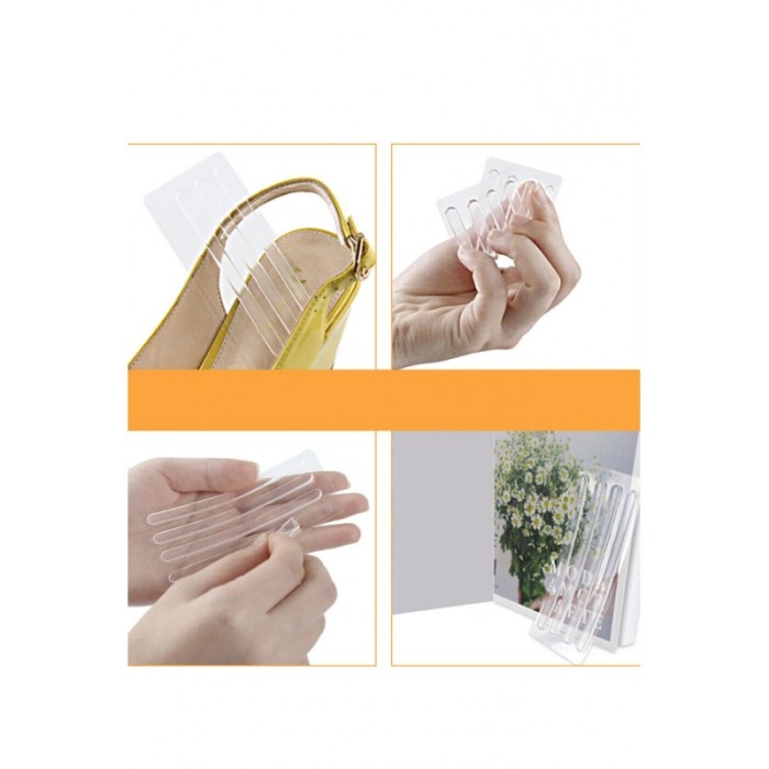 Set 4 pernite din silicon HeelsComfort, pentru picioare, universale, 10.5x1.5 cm, Doty®️ [2]