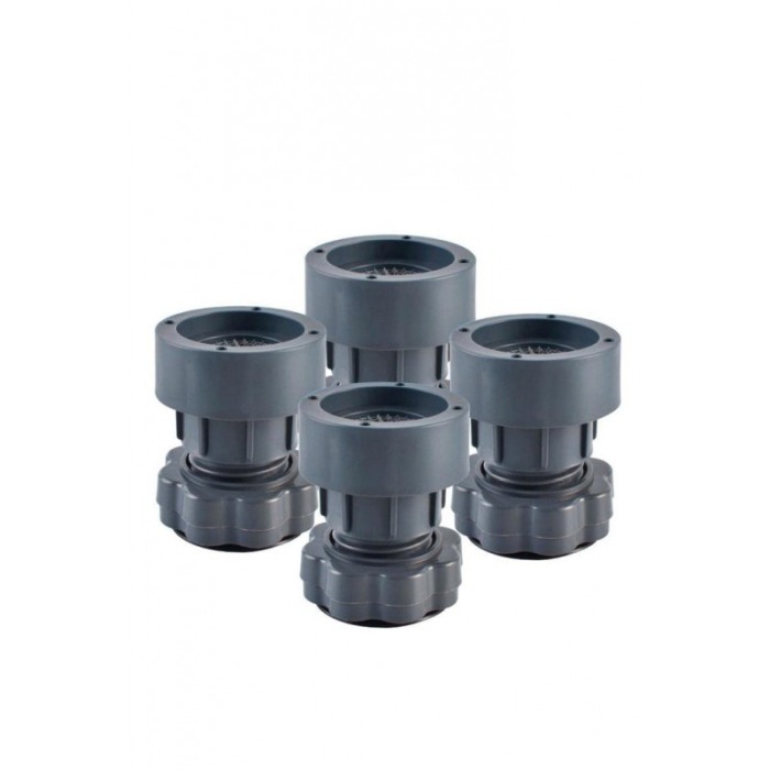 Set 4 picioare pentru masina de spalat rufe MoveIT Suport, Plastic, Se Regleaza Pe Inaltime, Gri, eficiente, Doty® [3]
