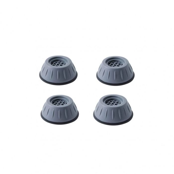 Set 4 suporturi antivibratie Antisock Fix, pentru masina de spalat, eficient, gri/negru, 7.5x4 cm [5]