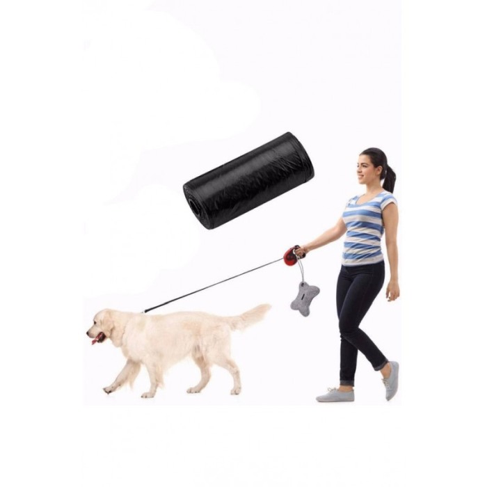 Set 45 de saci igienici biodegradabili, pentru animalele de companie, 22x30 cm, negru, Doty®️ [4]