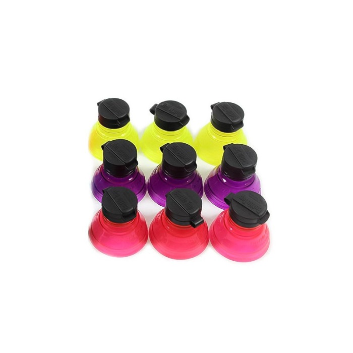 Set 6 capace Soda Tops pentru dozele de suc,usor de utilizat, design modern, multicolor [4]