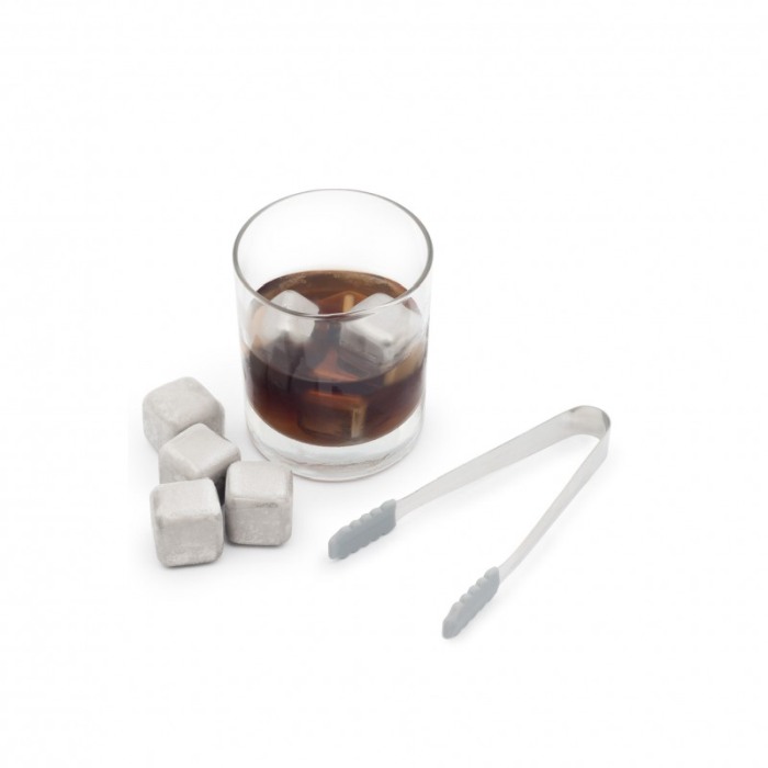Set 8 cuburi patrate de racire bauturi InstantCold, din otel inoxidabil, refrigerabile, clema inclusa, reutilizabile [6]