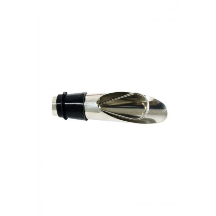 Set accesorii pentru vin,toc forma pahar, 3 piese, tirbuson/desfacator/briceag, inel, picurator, inox,doty [1]