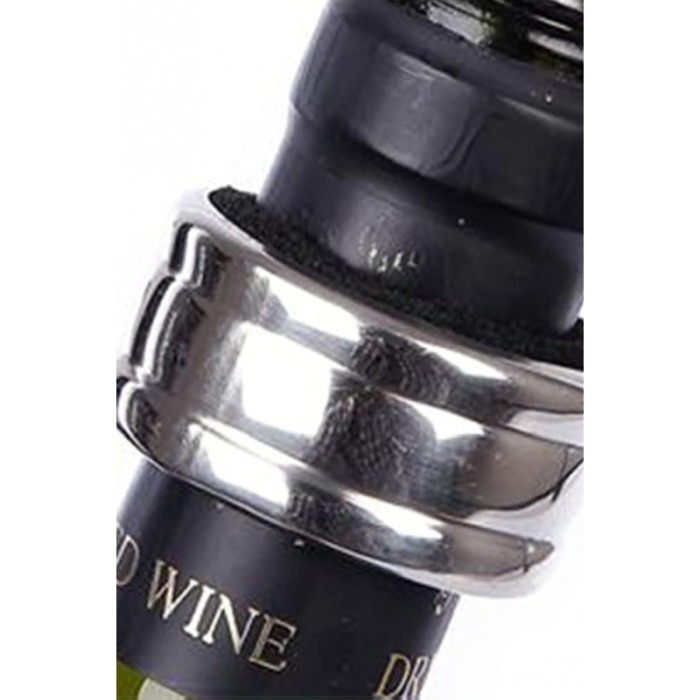 Set accesorii pentru vin WineToolsBottle, 5 accesorii incluse,in forma sticla de vin,material fin, placut la atingere,prindere c [5]