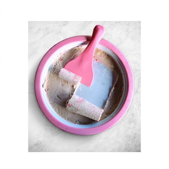 Set Aparat de facut inghetata Sweet Cream Rolls, accesorii incluse, usor de utilizat, roz, 30x 6.5 [5]