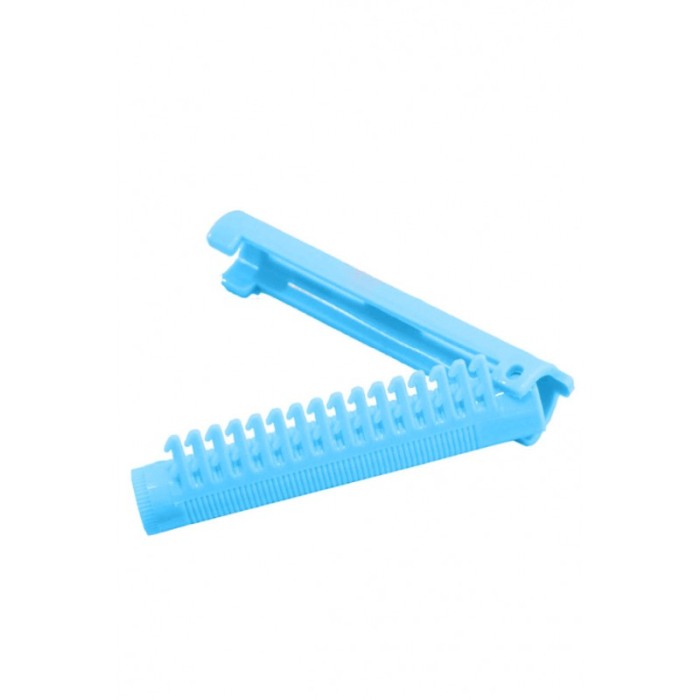 Set Bigudiuri Curlish, 4 bucati, usor de utilizat, pentru volum la radacina si stilizare, albastru deschis, 15x4 cm, Doty® [5]