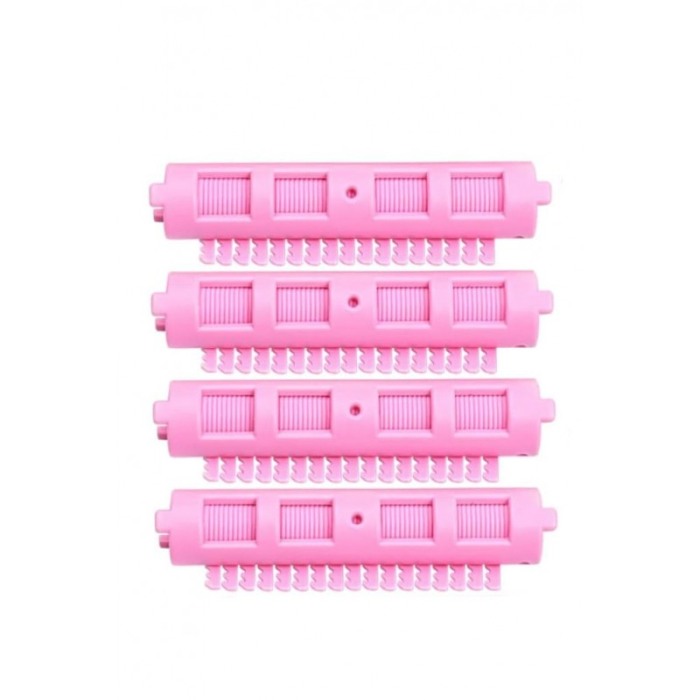 Set Bigudiuri Curlish, 4 bucati, usor de utilizat, pentru volum la radacina si stilizare, roz, 15x4 cm, Doty® [1]