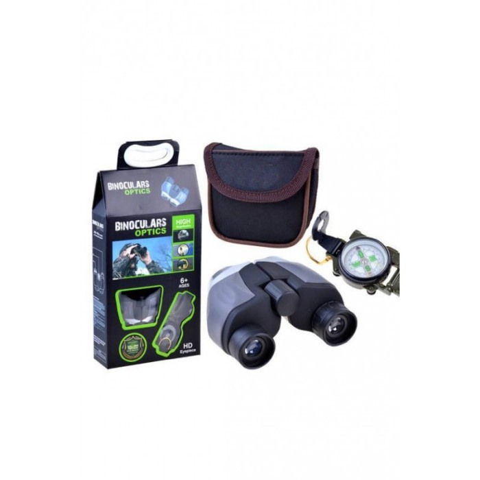 Set binoclu si busola 10x22 zoom HD Dimensiune de buzunar multi-acoperit , 107 M / 1000 M [7]